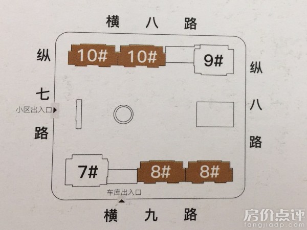 户型图-168㎡楼座分布图（8#楼、10#楼）