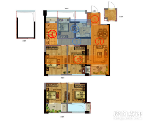 杭州绿地旭辉城户型图,成都绿地新里城户型图,绿地户型图_大山谷图库